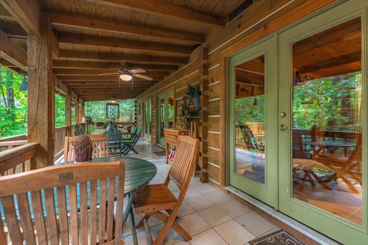 הוילה בלו רידג' Waterfront Mountain Cabin With Hot Tub מראה חיצוני תמונה