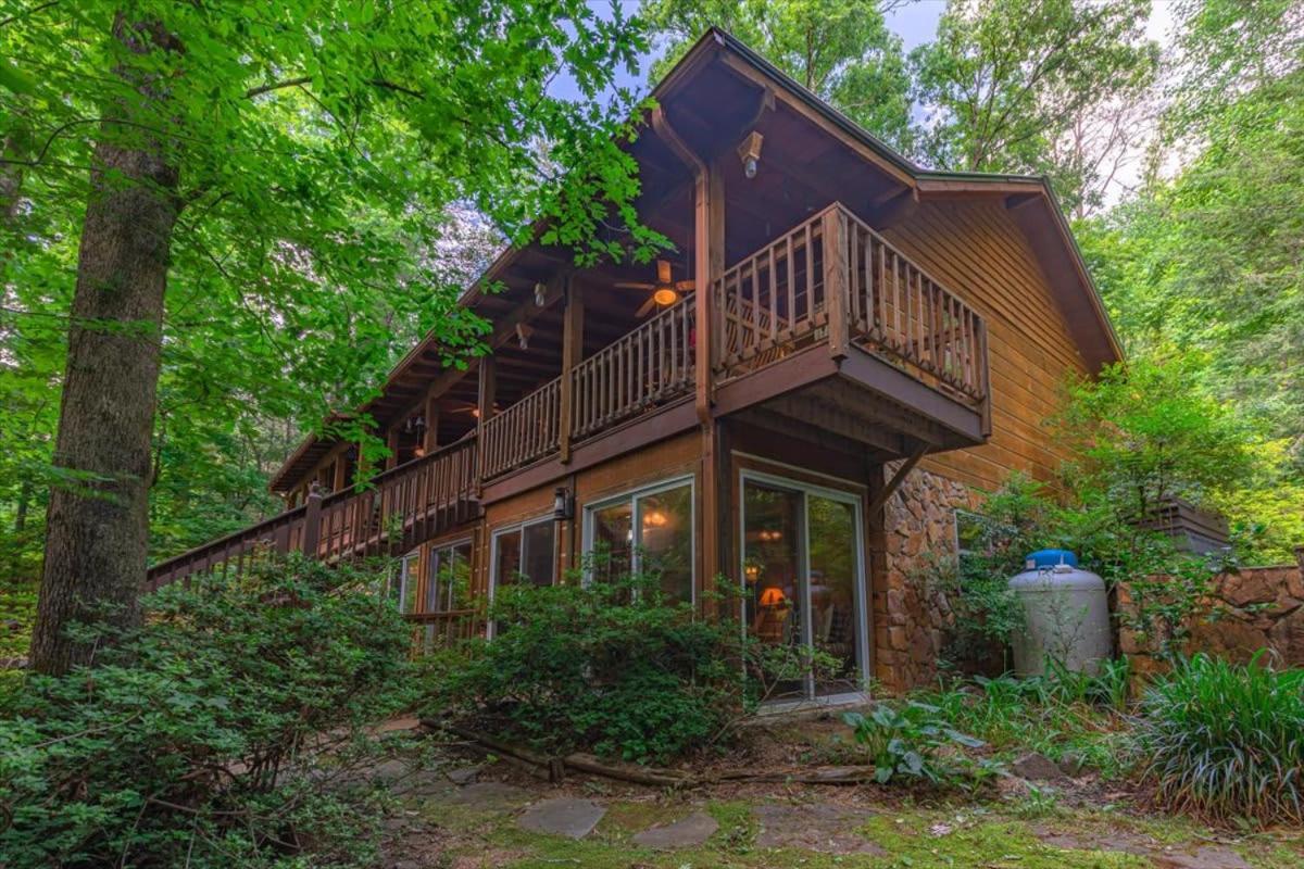 הוילה בלו רידג' Waterfront Mountain Cabin With Hot Tub מראה חיצוני תמונה