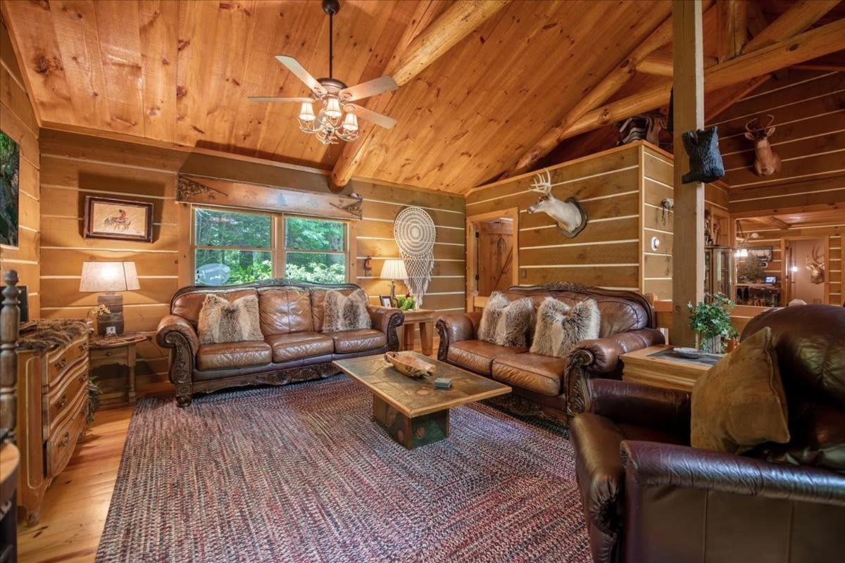הוילה בלו רידג' Waterfront Mountain Cabin With Hot Tub מראה חיצוני תמונה