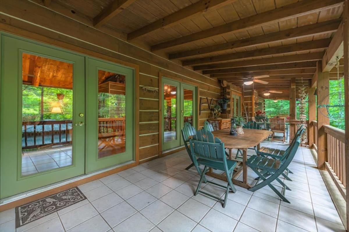 הוילה בלו רידג' Waterfront Mountain Cabin With Hot Tub מראה חיצוני תמונה